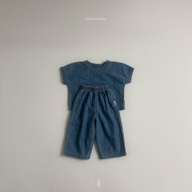 Atomeme - Korean Baby Fashion - #babyboutique - Denim Blouse - 11