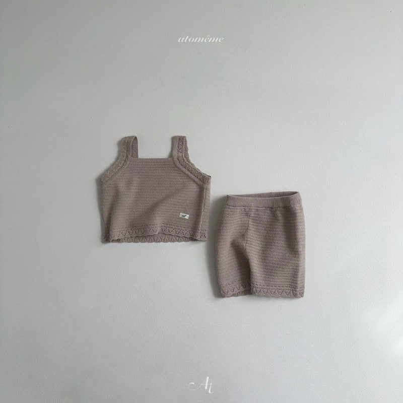 Atomeme - Korean Baby Fashion - #babyboutique - Olive Knit Set-up - 5