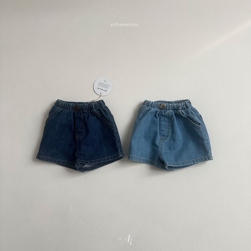 Atomeme - Korean Baby Fashion - #babyboutique - Cool Summer Denim Shorts - 3