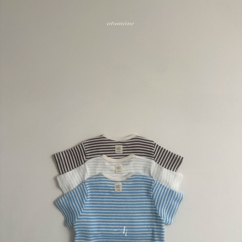 Atomeme - Korean Baby Fashion - #babyboutique - Cos Stripe Tee - 5