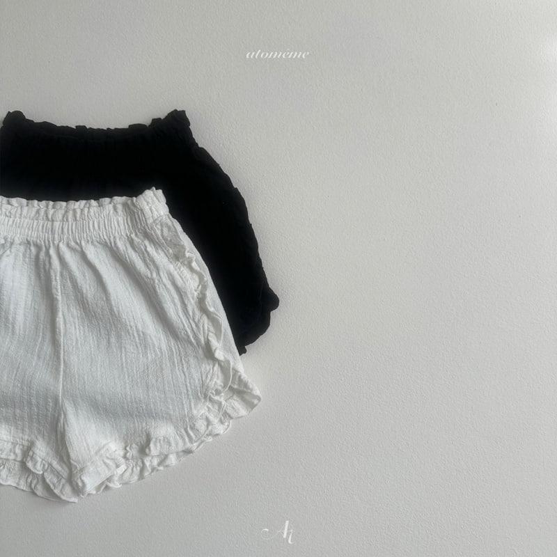 Atomeme - Korean Baby Fashion - #babyboutique - Frill Short Pants - 3