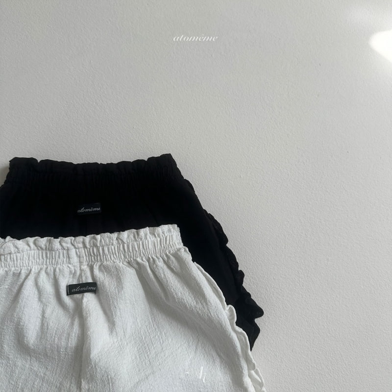 Atomeme - Korean Baby Fashion - #babyboutique - Frill Short Pants - 4