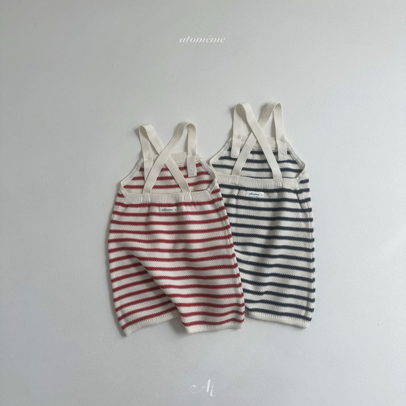 Atomeme - Korean Baby Fashion - #babyboutique - Marine Knit Suit