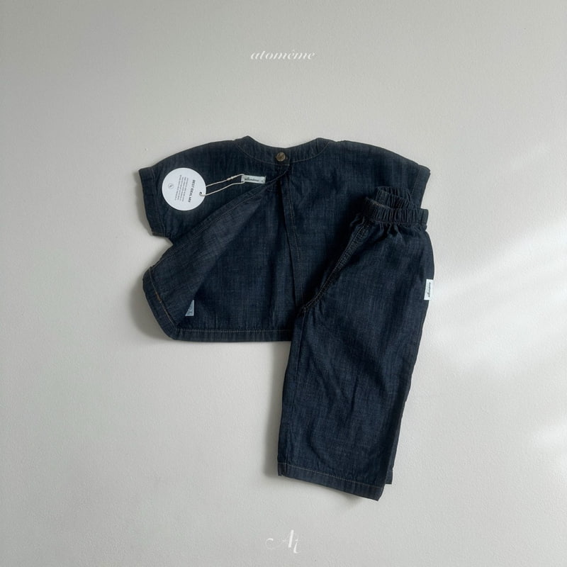 Atomeme - Korean Baby Fashion - #babyboutiqueclothing - Denim Blouse - 12