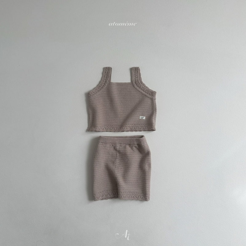 Atomeme - Korean Baby Fashion - #babyboutiqueclothing - Olive Knit Set-up - 6