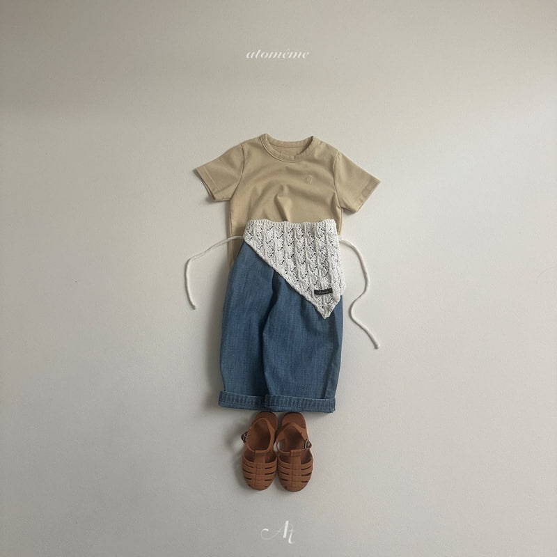 Atomeme - Korean Baby Fashion - #babyboutiqueclothing - Standard Embroidery Tee - 11