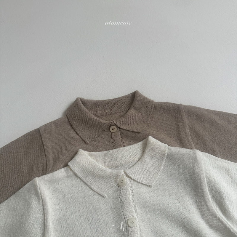 Atomeme - Korean Baby Fashion - #babyclothing - Linen Collar Knit - 11