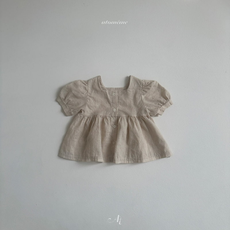 Atomeme - Korean Baby Fashion - #babyboutiqueclothing - Juicy Linen Blouse - 4