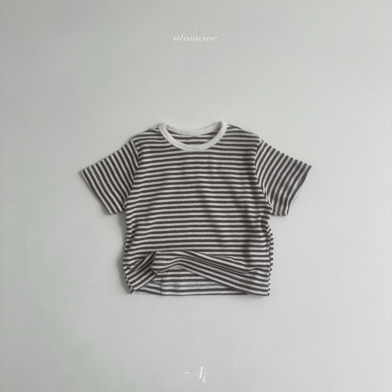 Atomeme - Korean Baby Fashion - #babyclothing - Cos Stripe Tee - 8
