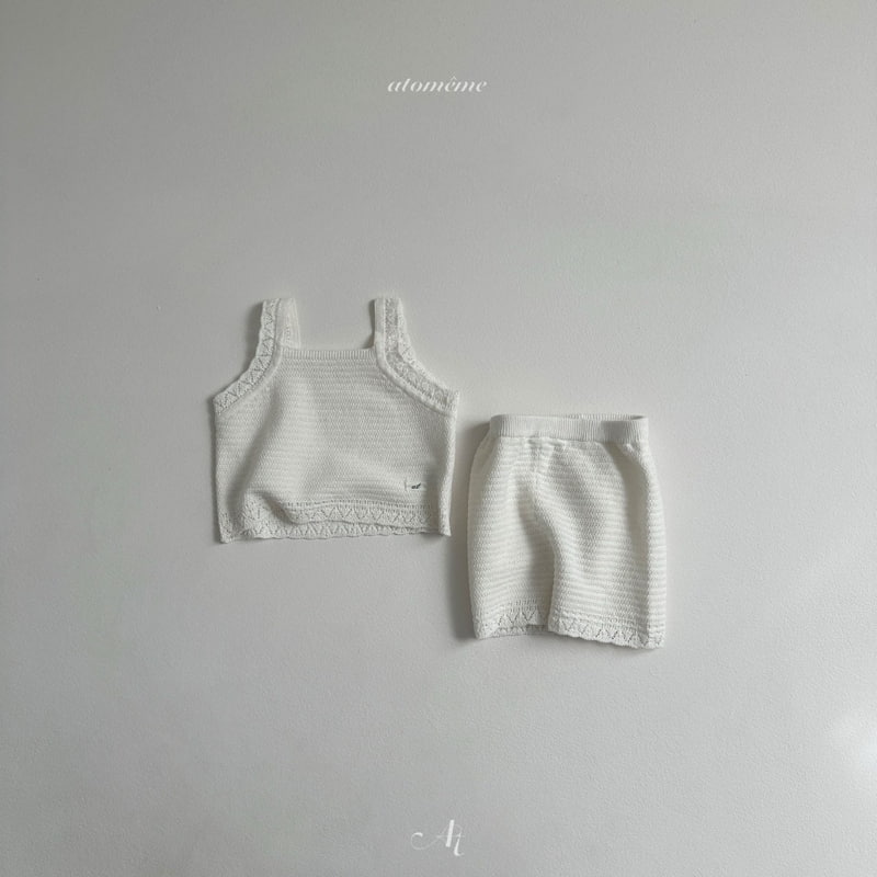 Atomeme - Korean Baby Fashion - #babyfashion - Olive Knit Set-up - 8