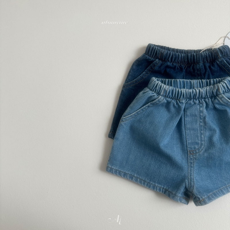 Atomeme - Korean Baby Fashion - #babyfever - Cool Summer Denim Shorts - 7
