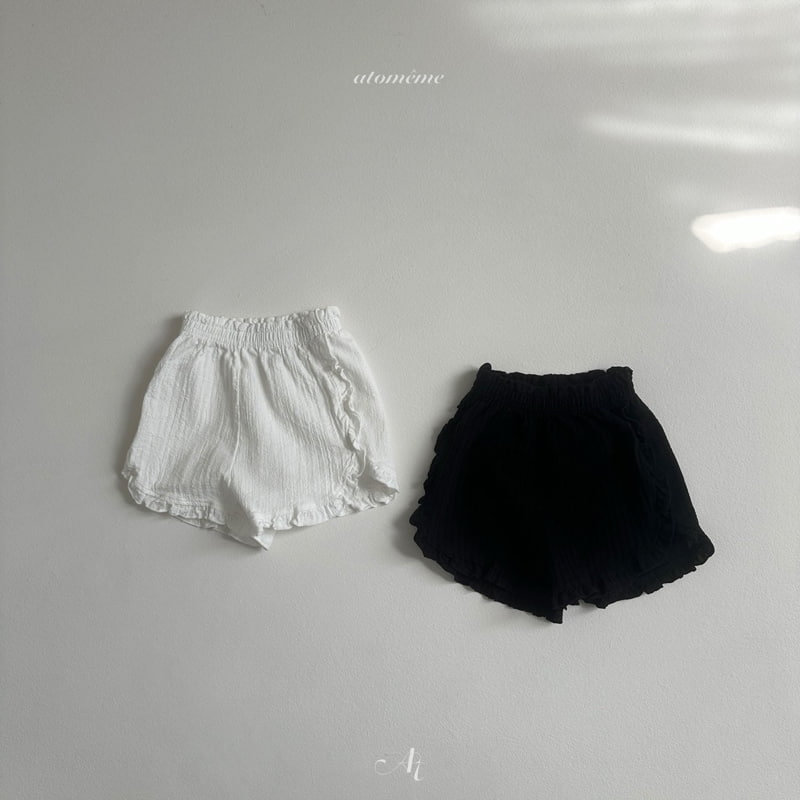Atomeme - Korean Baby Fashion - #babyfever - Frill Short Pants - 8