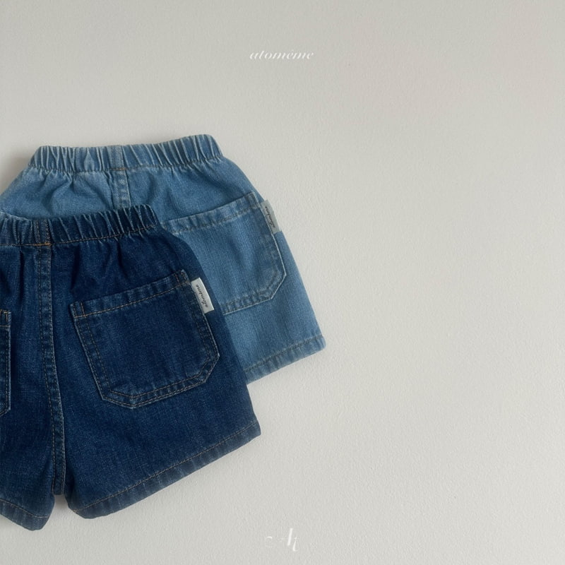 Atomeme - Korean Baby Fashion - #babygirlfashion - Cool Summer Denim Shorts - 8