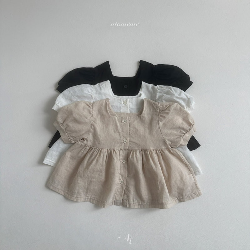 Atomeme - Korean Baby Fashion - #babygirlfashion - Juicy Linen Blouse - 7