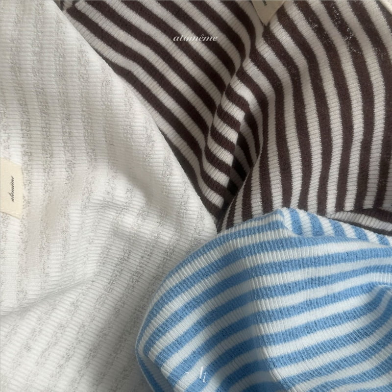 Atomeme - Korean Baby Fashion - #babygirlfashion - Cos Stripe Tee - 11