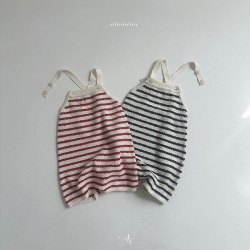 Atomeme - Korean Baby Fashion - #babygirlfashion - Marine Knit Suit - 6