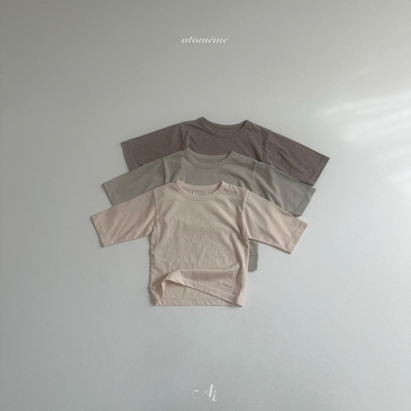 Atomeme - Korean Baby Fashion - #babygirlfashion - Oatmeal Tee - 3