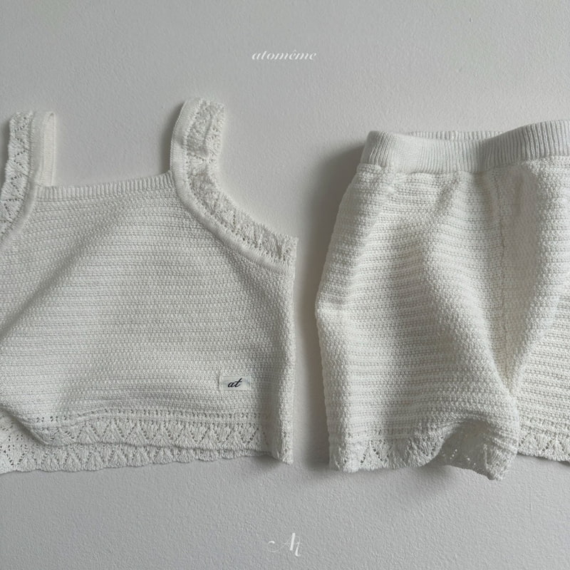Atomeme - Korean Baby Fashion - #babylifestyle - Olive Knit Set-up - 11