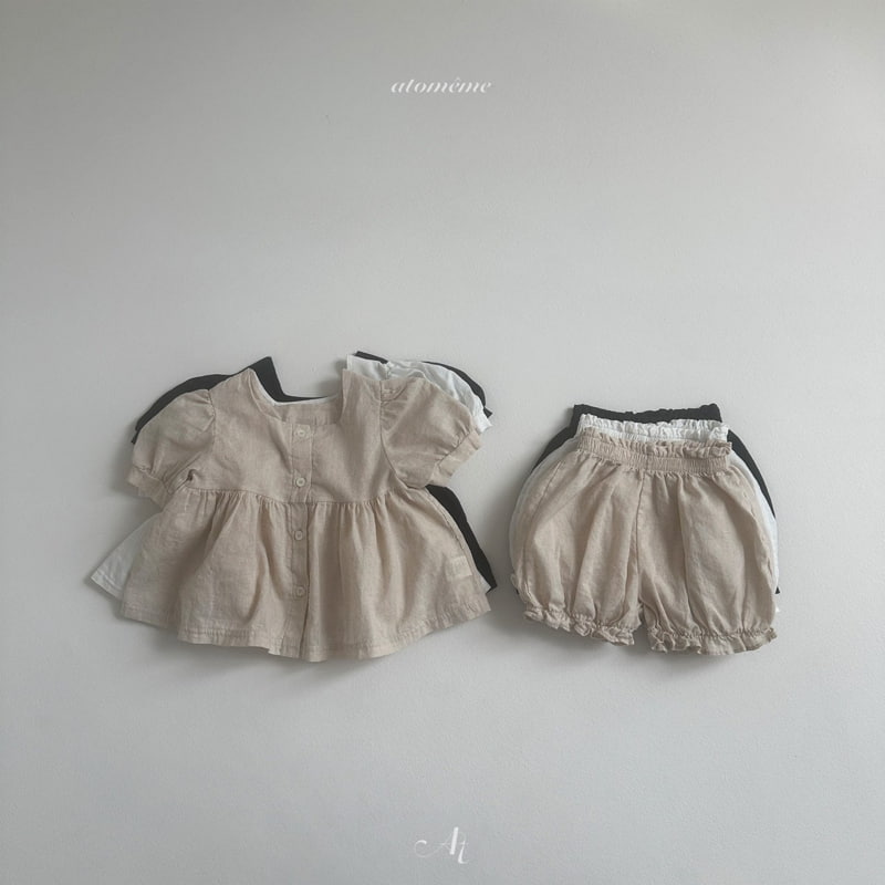 Atomeme - Korean Baby Fashion - #babylifestyle - Juicy Linen Blouse - 8