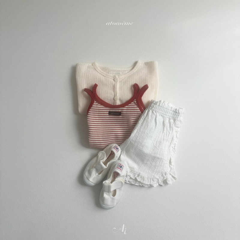 Atomeme - Korean Baby Fashion - #babylifestyle - Frill Short Pants - 10