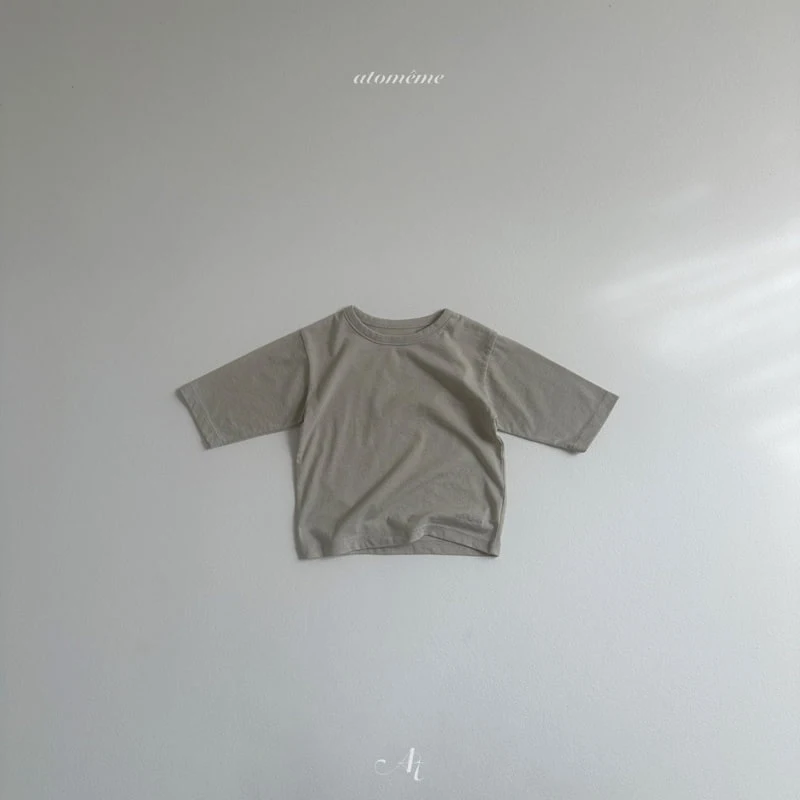 Atomeme - Korean Baby Fashion - #babygirlfashion - Oatmeal Tee - 4