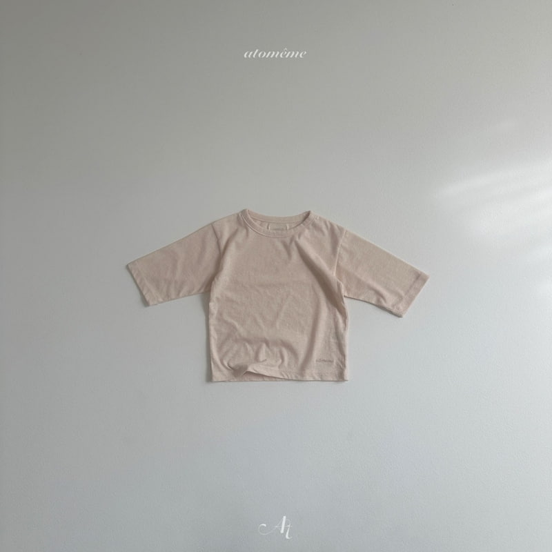 Atomeme - Korean Baby Fashion - #babyoninstagram - Oatmeal Tee - 5