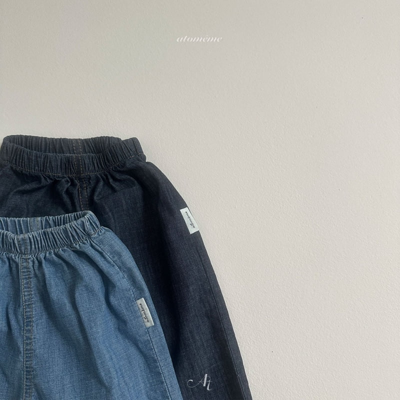 Atomeme - Korean Baby Fashion - #babyoninstagram - Ray Denim Pants - 4