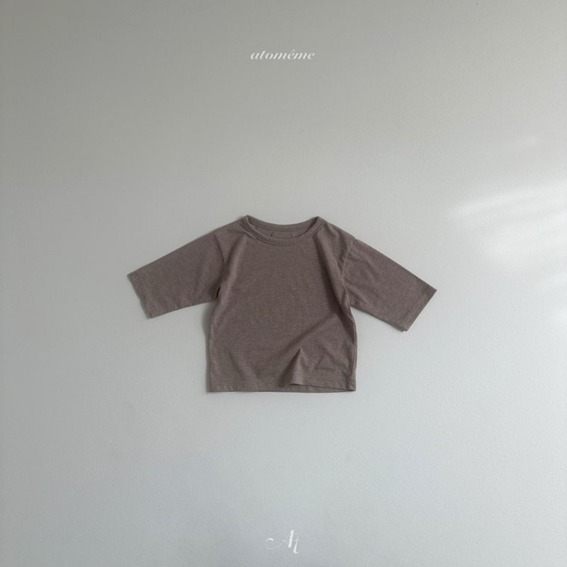 Atomeme - Korean Baby Fashion - #babyootd - Oatmeal Tee - 6