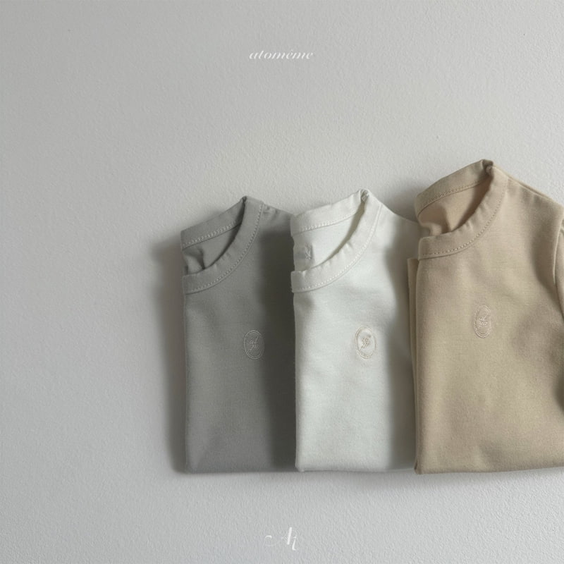 Atomeme - Korean Baby Fashion - #babyootd - Standard Embroidery Tee - 3