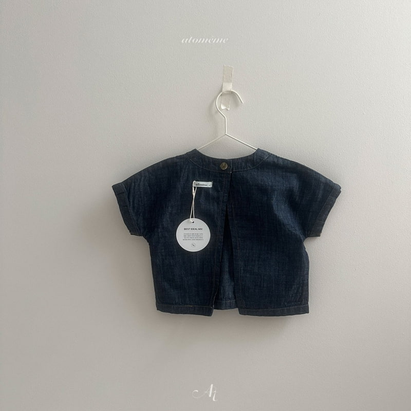 Atomeme - Korean Baby Fashion - #babyoutfit - Denim Blouse - 5