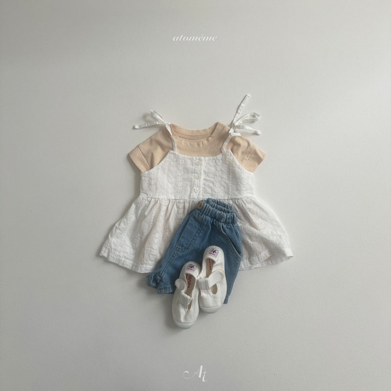 Atomeme - Korean Baby Fashion - #babyoutfit - Cool Summer Denim Shorts - 12