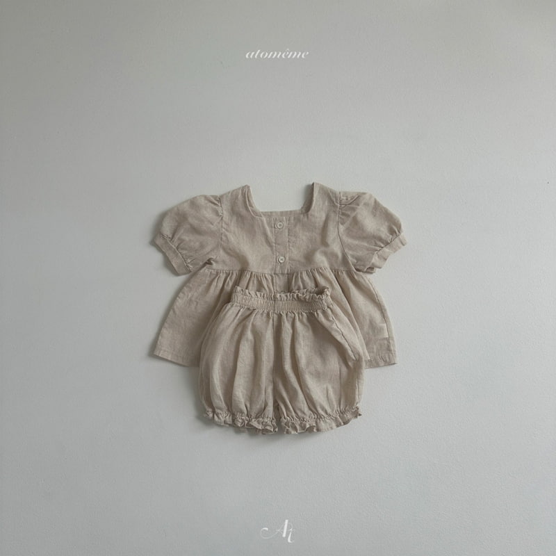 Atomeme - Korean Baby Fashion - #babyoutfit - Juicy Linen Blouse - 11
