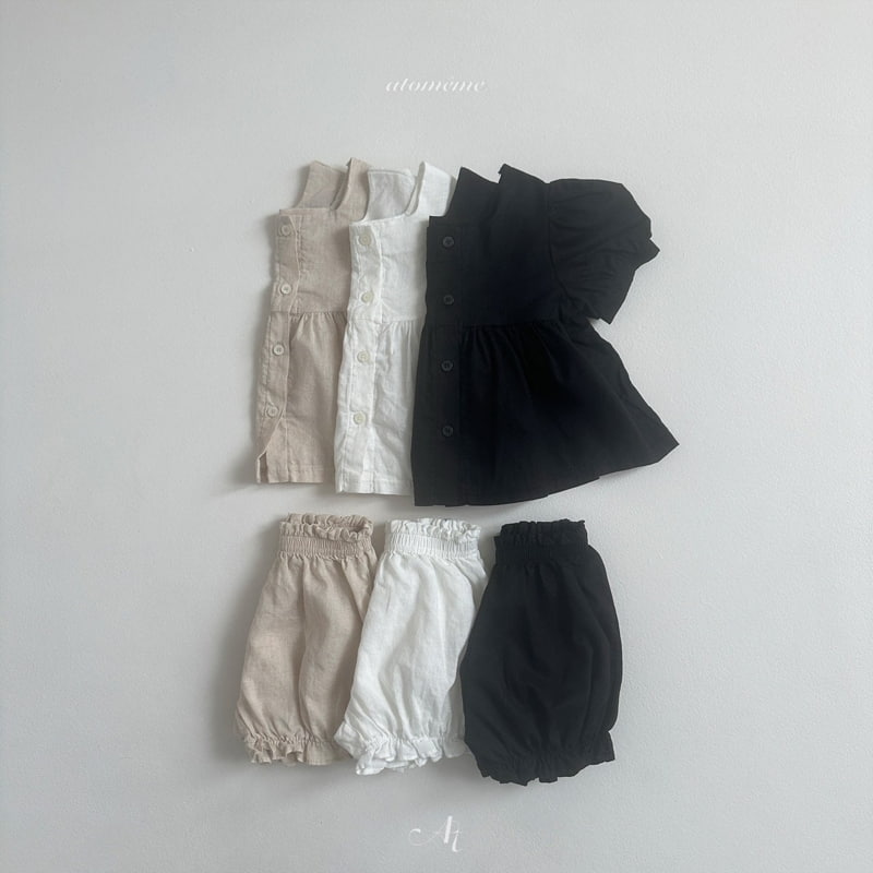 Atomeme - Korean Baby Fashion - #babyoutfit - Juicy Linen Blouse - 12