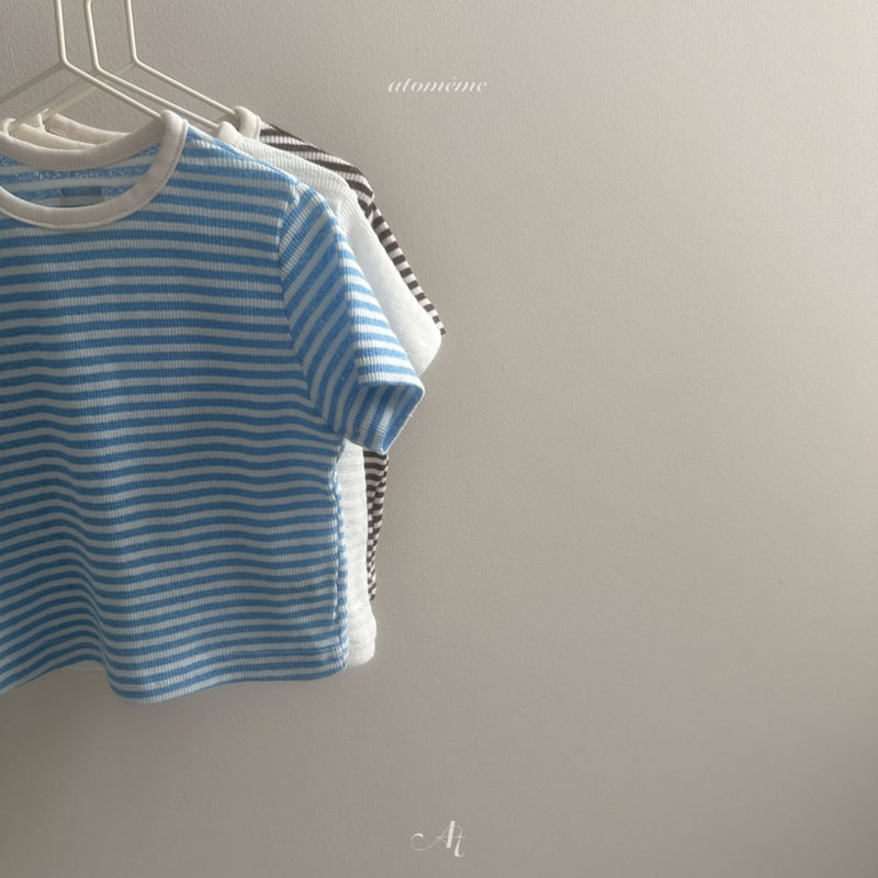 Atomeme - Korean Baby Fashion - #babyoutfit - Cos Stripe Tee