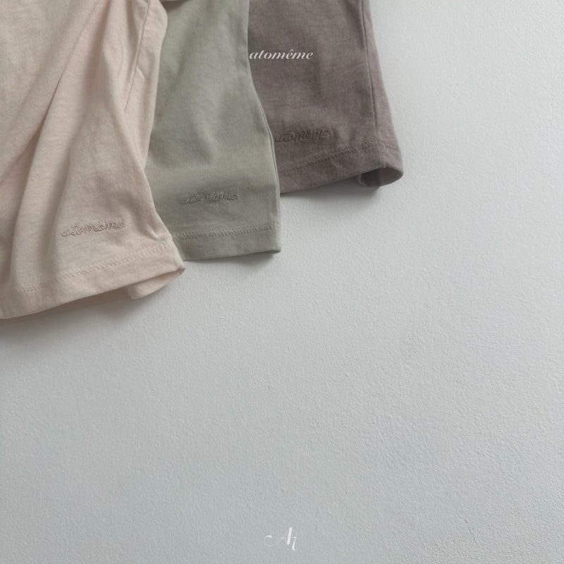 Atomeme - Korean Baby Fashion - #babyoutfit - Oatmeal Tee - 7