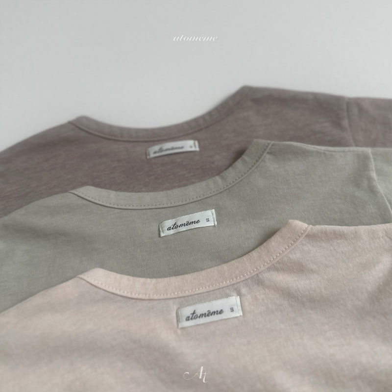 Atomeme - Korean Baby Fashion - #babyoutfit - Oatmeal Tee - 8