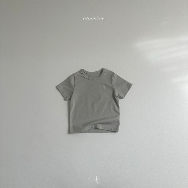 Atomeme - Korean Baby Fashion - #babyoutfit - Standard Embroidery Tee - 5