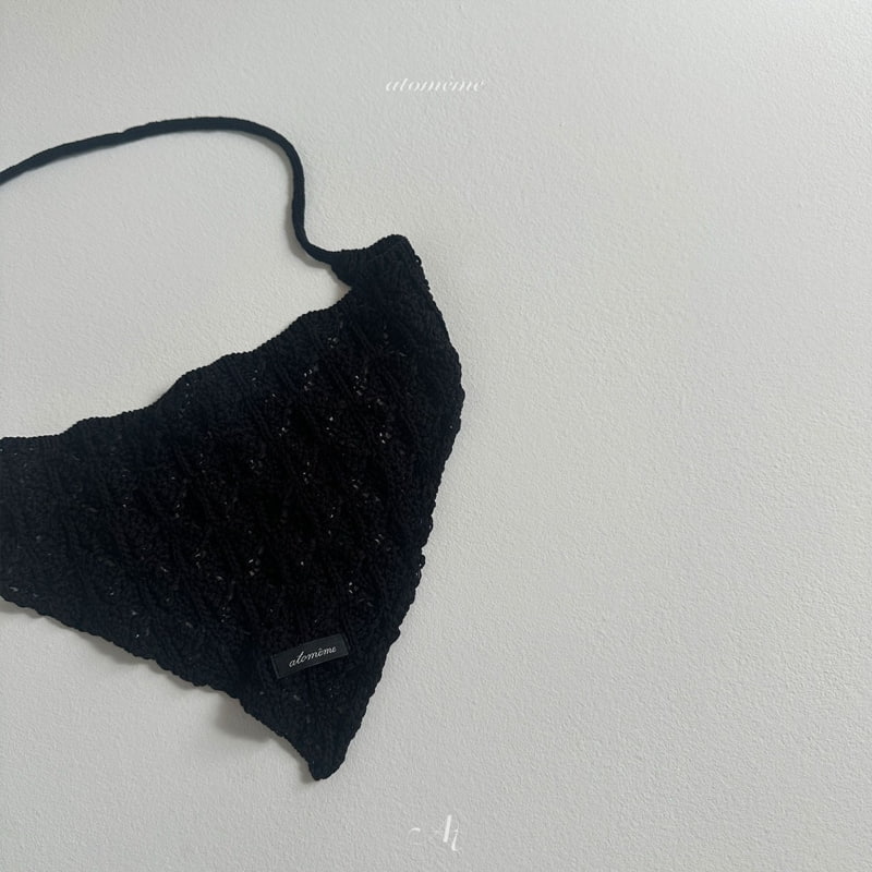 Atomeme - Korean Baby Fashion - #babywear - Linen Crochet Bandana - 6