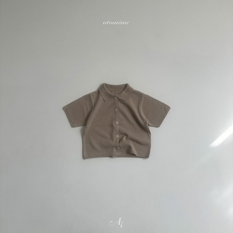 Atomeme - Korean Baby Fashion - #babywear - Linen Collar Knit - 5