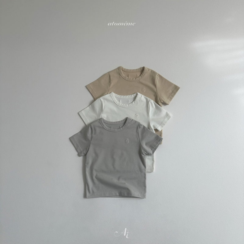 Atomeme - Korean Baby Fashion - #onlinebabyboutique - Standard Embroidery Tee - 7