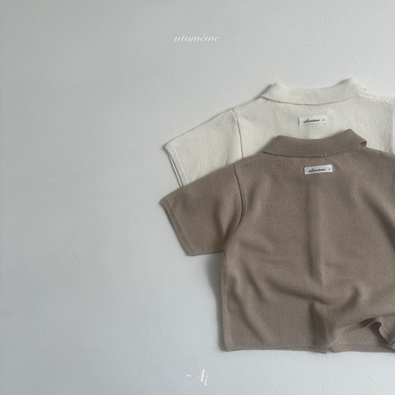Atomeme - Korean Baby Fashion - #onlinebabyshop - Linen Collar Knit - 7