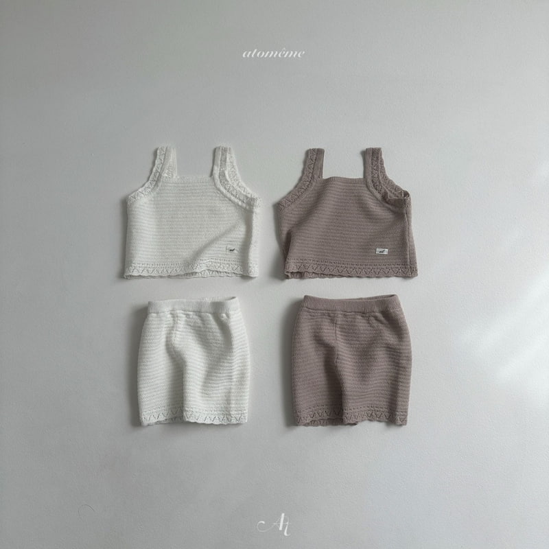 Atomeme - Korean Baby Fashion - #onlinebabyshop - Olive Knit Set-up - 3