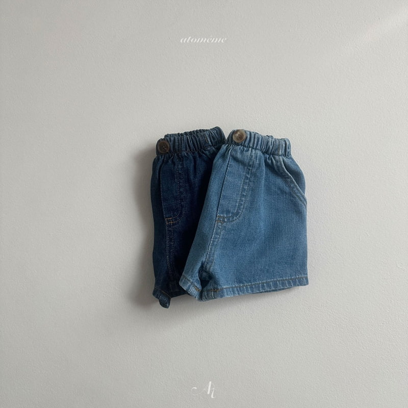 Atomeme - Korean Baby Fashion - #onlinebabyshop - Cool Summer Denim Shorts