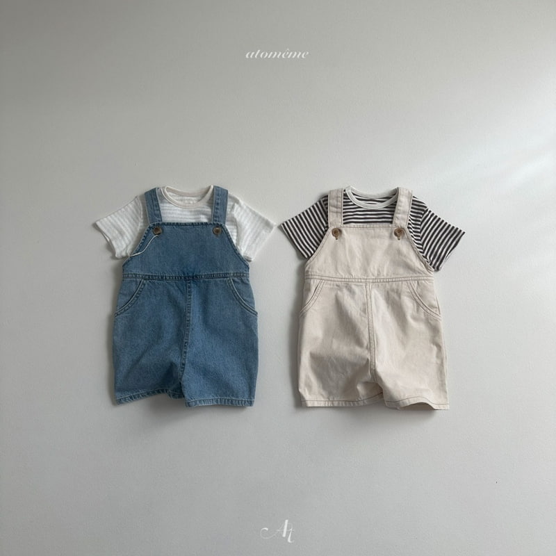 Atomeme - Korean Baby Fashion - #onlinebabyshop - Almond Overalls - 10