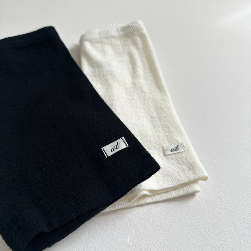 Atomeme - Korean Baby Fashion - #onlinebabyshop - Eyelet Leggings - 6