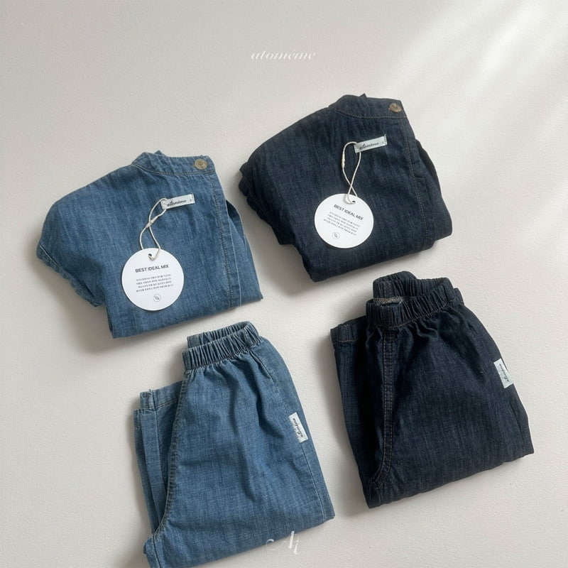 Atomeme - Korean Baby Fashion - #smilingbaby - Denim Blouse - 10
