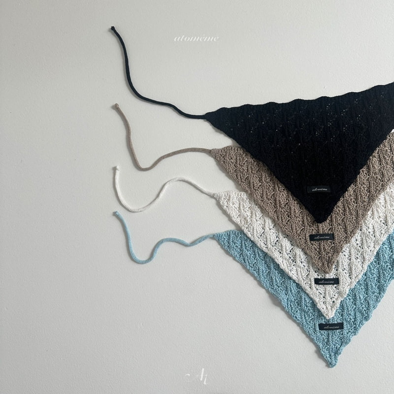 Atomeme - Korean Baby Fashion - #smilingbaby - Linen Crochet Bandana - 9