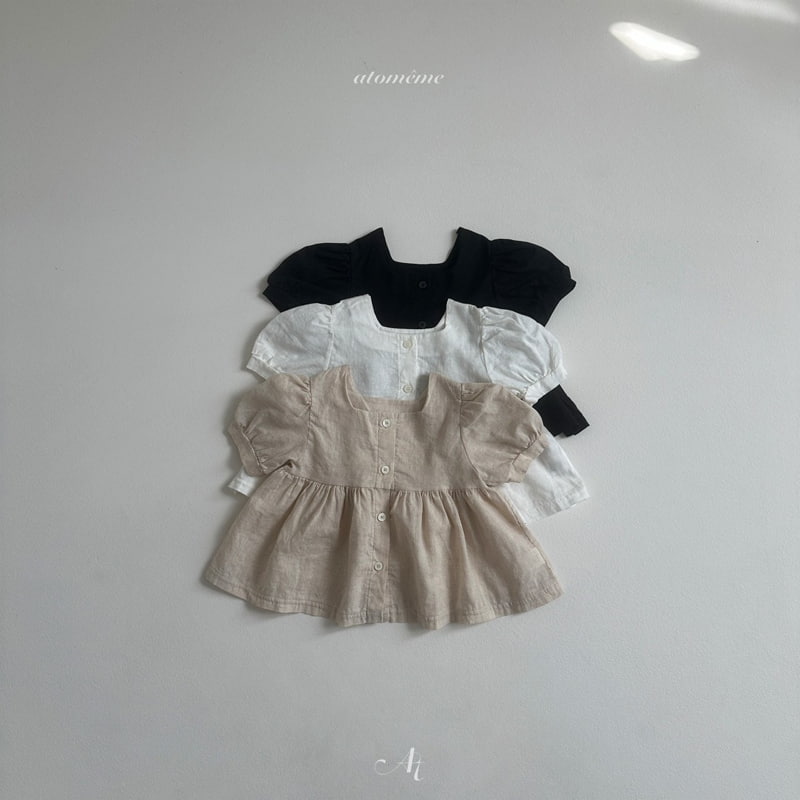 Atomeme - Korean Baby Fashion - #smilingbaby - Juicy Linen Blouse