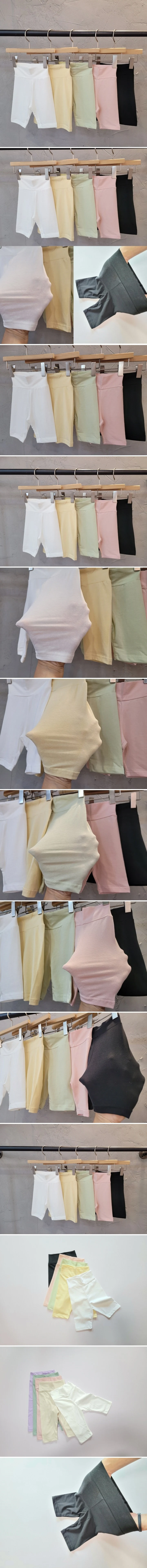 Atree - Korean Children Fashion - #kidzfashiontrend - Cool Half-Length Leggings