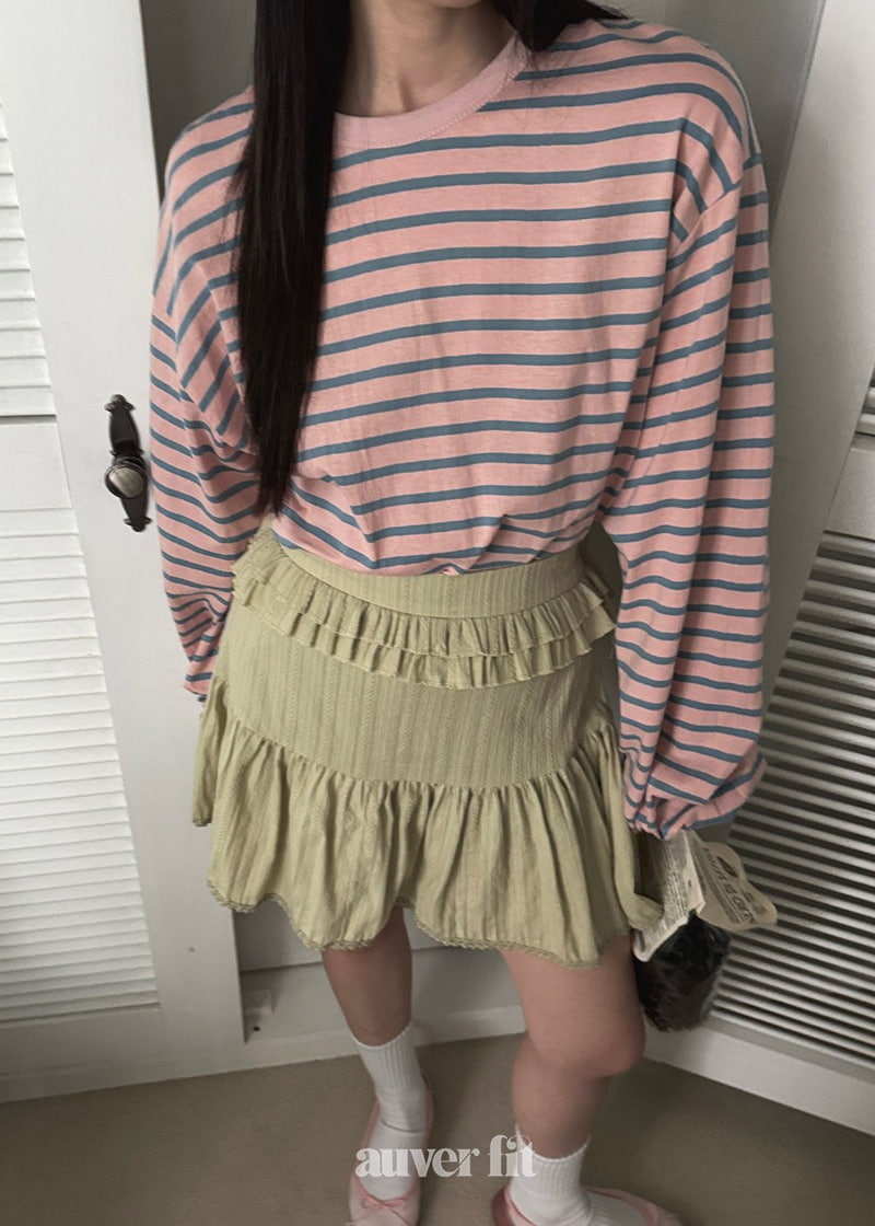 Auver_Fit - Korean Women Fashion - #momslook - Cotton Lovely Mini Skirt